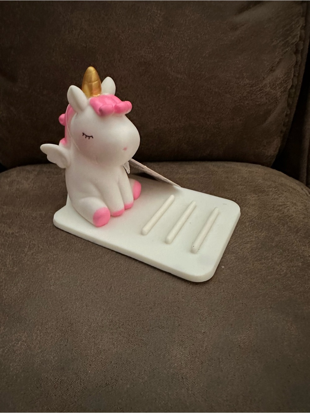 ☀️ 3/$10 Pink & White Unicorn cell phone holder  ( see description)